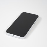 iPhone 15 Pro Case Hülle - Plastik ultra dünn semi-transparent matt - Weiss