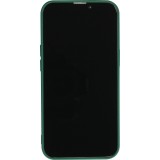 Hülle iPhone 13 mini - Silikon Mat Rau - Dunkelgrün