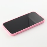 Coque iPhone 15 - Silicone Mat - Rose foncé