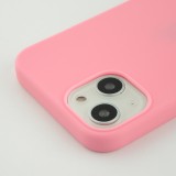 Coque iPhone 15 - Silicone Mat - Rose foncé