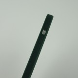 Hülle iPhone 13 mini - Silikon mit Kordel und Haken - Dunkelgrün