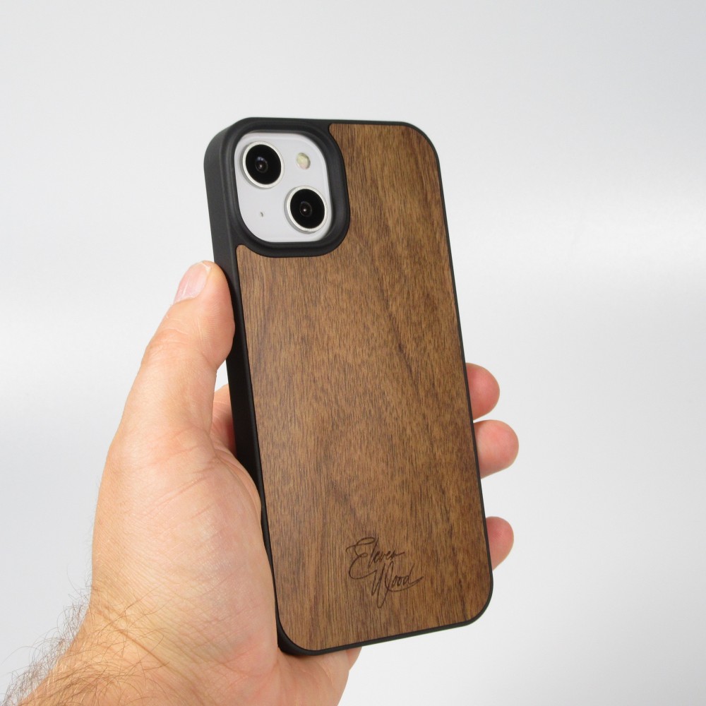 iPhone 14 Plus Case Hülle - Eleven Wood - Walnut