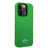 iPhone 15 Pro Case Hülle - Lacoste Silikon Soft Touch Magsafe - Grün