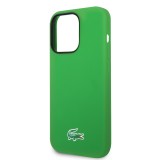 iPhone 15 Pro Case Hülle - Lacoste Silikon Soft Touch Magsafe - Grün