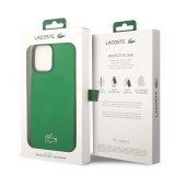 iPhone 15 Pro Case Hülle - Lacoste Silikon Soft Touch Magsafe - Grün