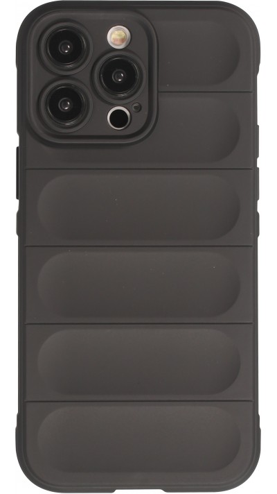 iPhone 14 Pro Case Hülle - Robustes Silikon mit Doppelter Schutzschicht - Schwarz