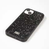 iPhone 15 Plus Case Hülle - Glitzer Diamant The Bling World - Schwarz