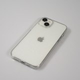 Coque iPhone 15 Plus - Gel transparent avec paillettes - Transparent