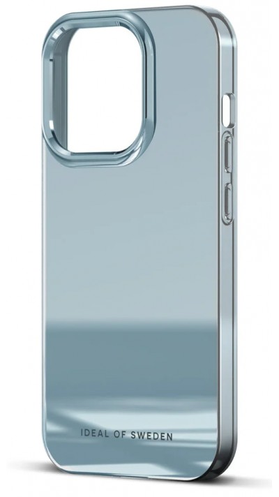 iPhone 15 Pro Case Hülle - Ideal of Sweden miroir sky blue silicone rigide - Blau
