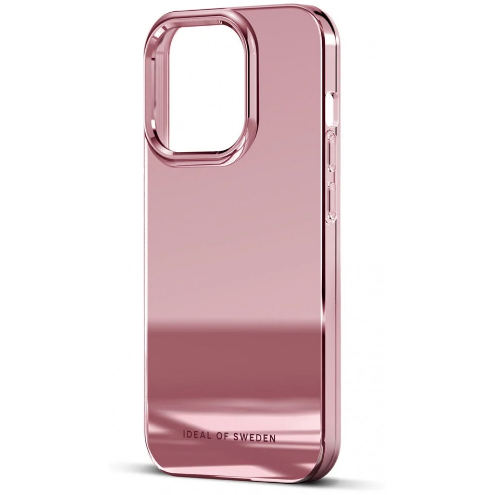 iPhone 15 Pro Case Hülle - Ideal of Sweden miroir ruby pink silicone rigide - Rosa