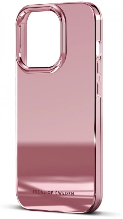 iPhone 15 Pro Case Hülle - Ideal of Sweden miroir ruby pink silicone rigide - Rosa