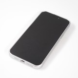 iPhone 16 Pro Max Case Hülle - Gummi weich mit Kameraschutzglas MagSafe - Silber