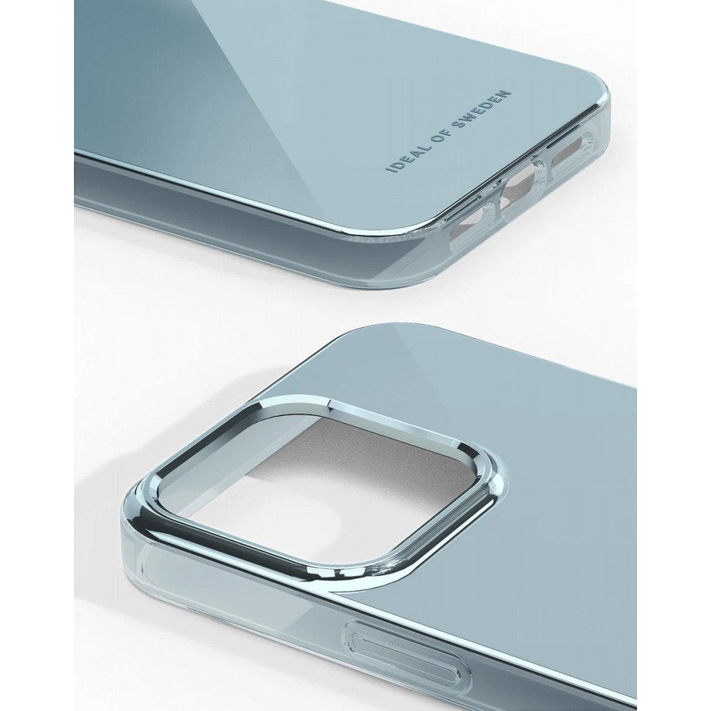 iPhone 15 Pro Max Case Hülle - Ideal of Sweden miroir sky blue silicone rigide - Blau