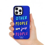 iPhone 15 Pro Case Hülle - Youngkit @LisadotDesign Positive Quotes Case Let the Devil know