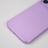 iPhone 15 Pro Case Hülle - Plastik ultra dünn semi-transparent matt - Violett