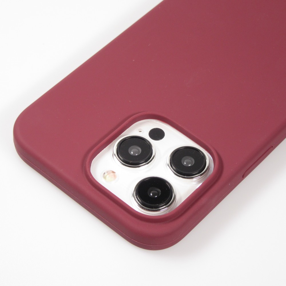 iPhone 15 Pro Case Hülle - Soft Touch - Bordeaux