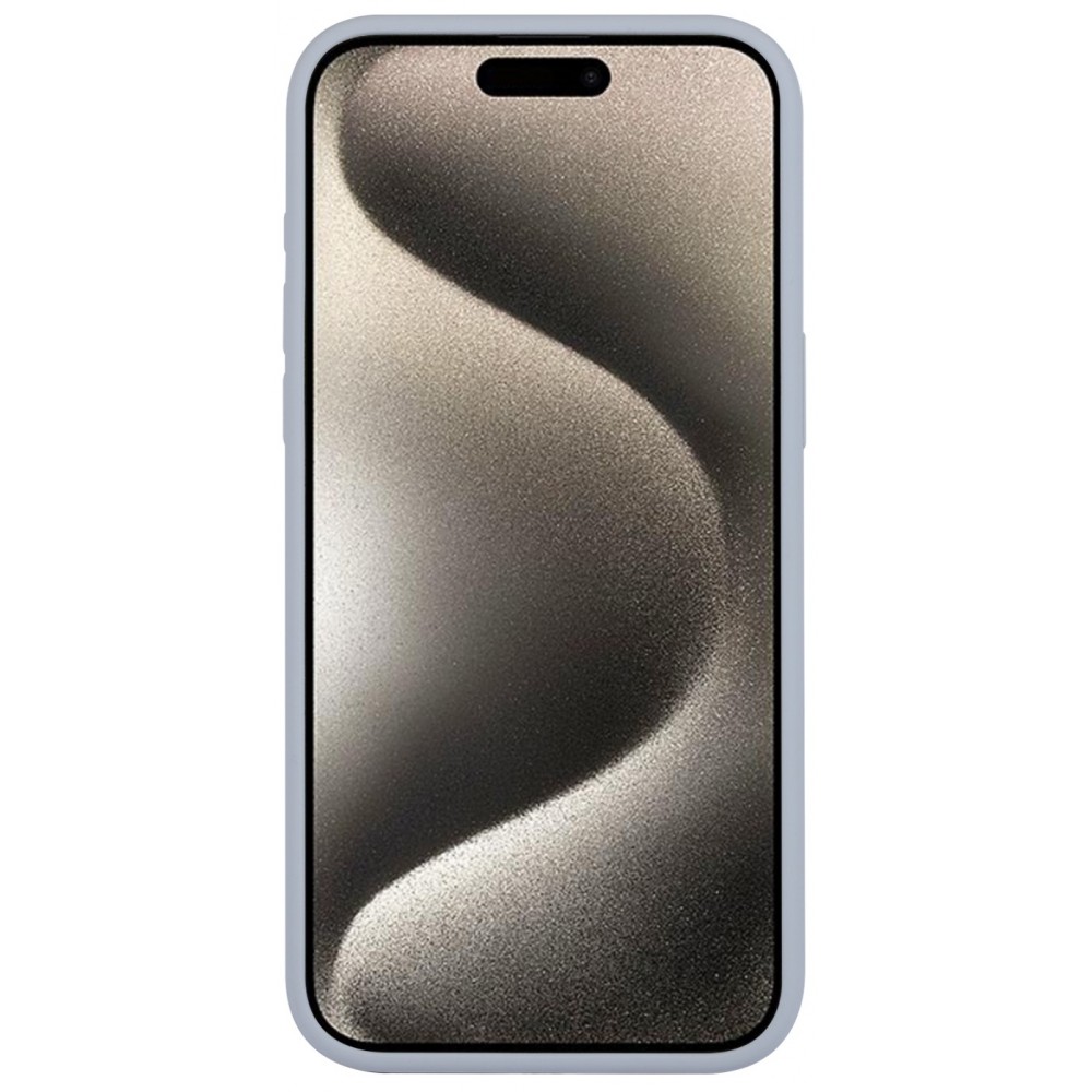 iPhone 15 Plus Case Hülle - Soft Touch - Hellgrau