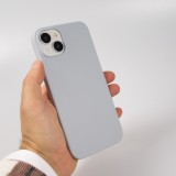 iPhone 15 Plus Case Hülle - Soft Touch - Hellgrau