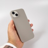 iPhone 15 Plus Case Hülle - Soft Touch - Taupe