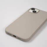 iPhone 15 Plus Case Hülle - Soft Touch - Taupe