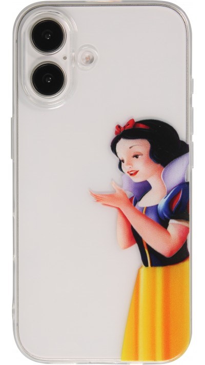 iPhone 16 Case Hülle - Gummi cartoon Schneewittchen