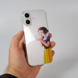 iPhone 16 Plus Case Hülle - Gummi cartoon Schneewittchen