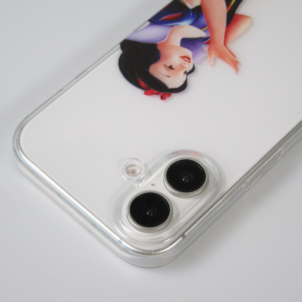 iPhone 16 Plus Case Hülle - Gummi cartoon Schneewittchen