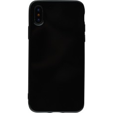 Hülle iPhone X / Xs - Gummi - Schwarz