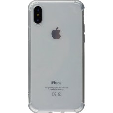 Hülle iPhone X / Xs - Gummi Transparent Gel Bumper mit extra Schutz für Ecken Antischock