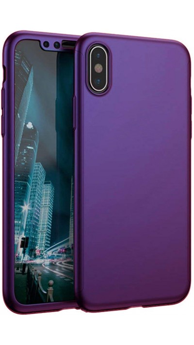 Coque iPhone XR -  360° Full Body - Violet