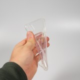 iPhone XR Case Hülle - Gummi mit Kartenhalter - Transparent