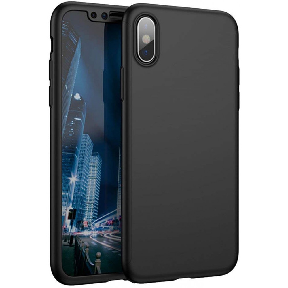 Hülle iPhone 11 Pro Max - 360° Full Body - Schwarz