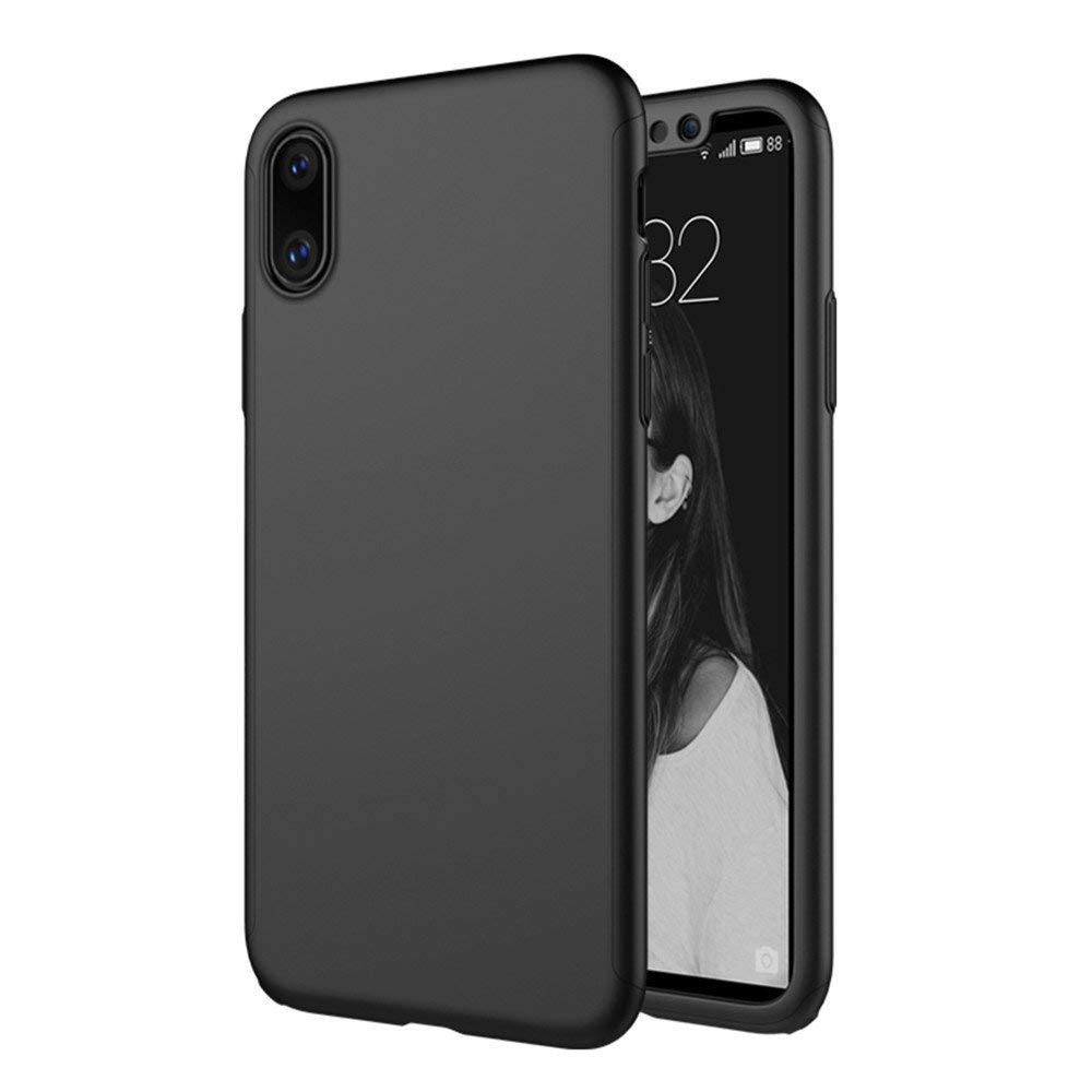 Hülle iPhone 11 Pro Max - 360° Full Body - Schwarz