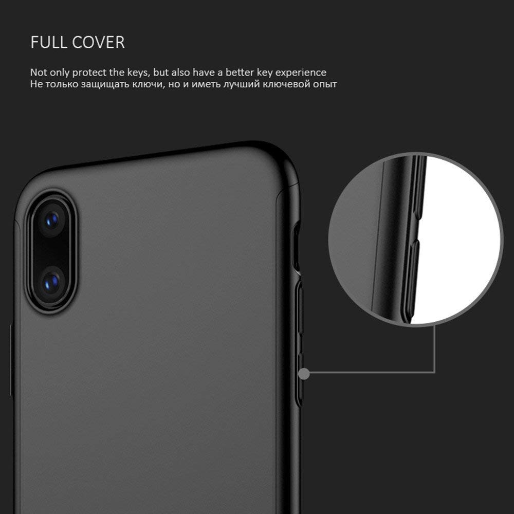 Hülle iPhone 11 Pro Max - 360° Full Body - Schwarz