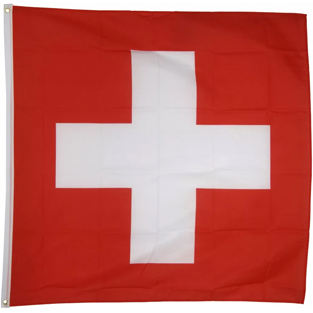 Schweizer Flagge / Fahne - Swiss Flag (90 x 90 cm)