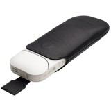 Etui IQOS 2.4 / 3 / 3 DUO - Qialino cuir véritable - Noir