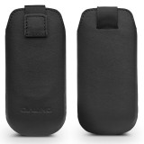 Etui IQOS 2.4 / 3 / 3 DUO - Qialino cuir véritable - Noir