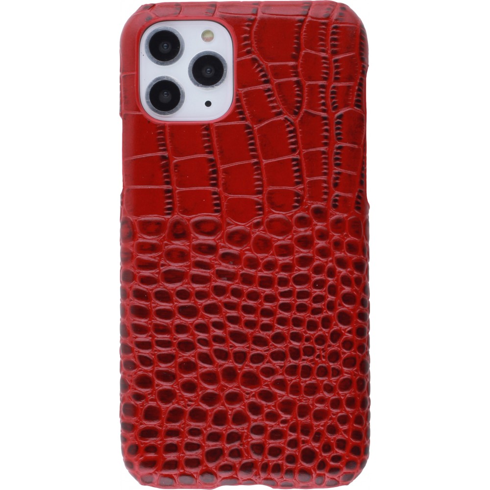 Hülle iPhone 11 Pro Max - Luxury Crocodile - Rot