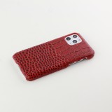 Hülle iPhone 11 Pro Max - Luxury Crocodile - Rot