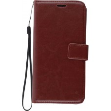 Hülle Samsung Galaxy A33 5G - Premium Flip Leder Tasche - Braun