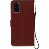 Hülle Samsung Galaxy A33 5G - Premium Flip Leder Tasche - Braun