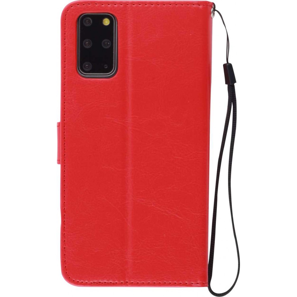 Hülle Samsung Galaxy A13 4G - Premium Flip Leder Tasche - Rot