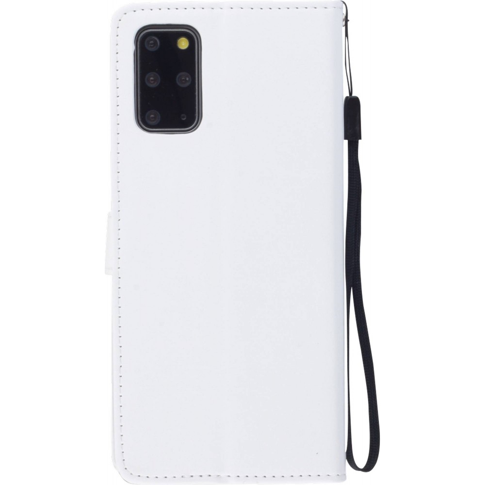 Hülle Samsung Galaxy A51 - Premium Flip Leder Tasche - Weiss