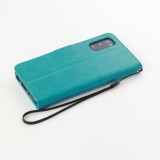 Hülle Samsung Galaxy S23+ - Premium Flip Leder Tasche - Türkis