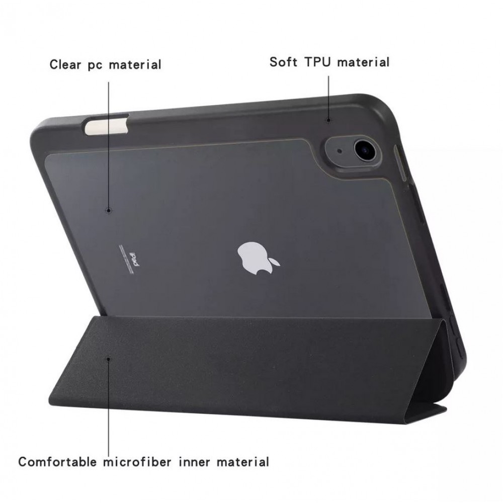 iPad mini 6 (8.3"/2021) Case Hülle - Ultra-Slim Shockproof Case mit Transparenter Rückseite - Rosa