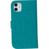 Hülle iPhone 13 mini - Premium Flip Leder Tasche - Türkis