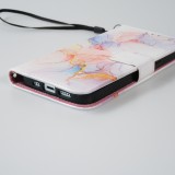 iPhone 12 / 12 Pro Case Hülle - Flip Wallet Liquid Color mit Magnet Verschluss - Sunrise