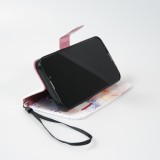 iPhone 12 / 12 Pro Case Hülle - Flip Wallet Liquid Color mit Magnet Verschluss - Sunrise