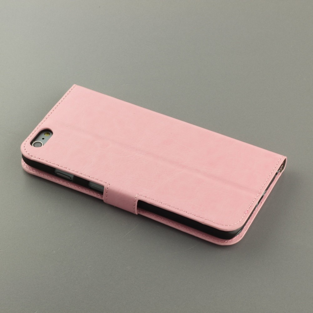 Hülle iPhone 6/6s - Premium Flip - Hellrosa