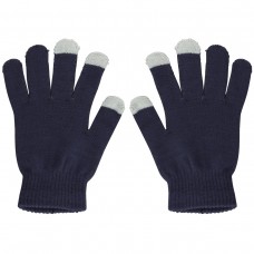 Universal Handschuhe für Winter mit Touchscreen kompatibilität - Universalgrösse - Blau grau